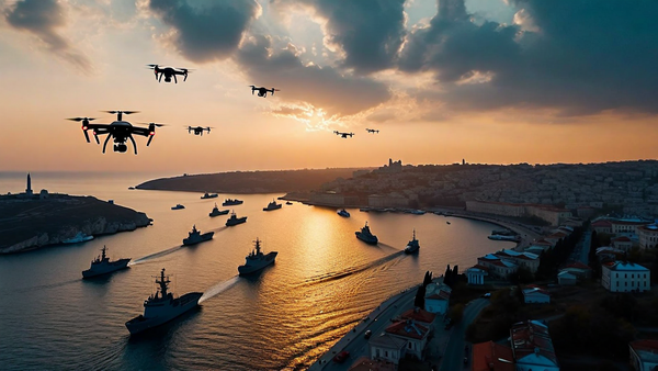 Ukraine's FPV Drone Swarm: Black Sea Fleet Base Under Siege