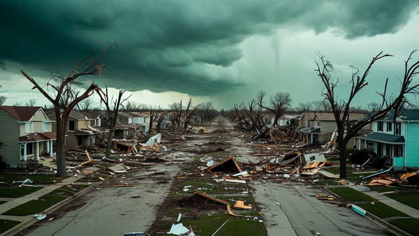 EF-4 Tornado Ravages Chicago Suburbs: $2.8B Damage, 28 Dead